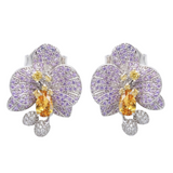 Boucles Orchidée Mauve