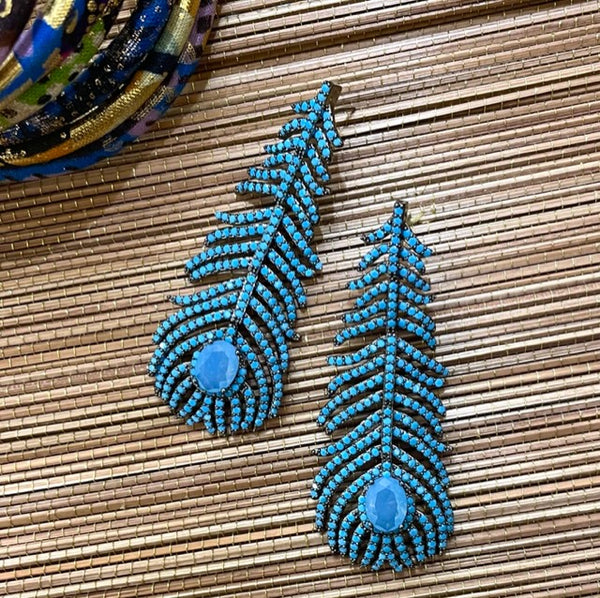 Boucles Blue Peacok