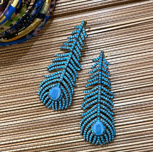 Boucles Blue Peacok