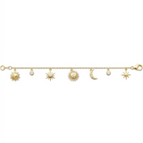 Bracelet Multi-Soleils et Lunes