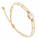 Bracelet Vintage - Nacre Blanche