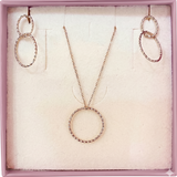 Coffret Cercle d'Or - Collier & Boucles