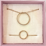 Coffret Cercle d'Or - Collier & Bracelet