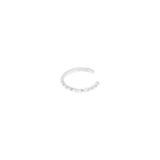 Bague d'oreille pics en argent