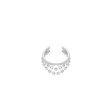 Bague d'oreille chaînes en argent, vue 2