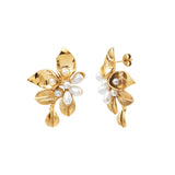 Boucles bourgeon de nacre