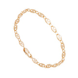 Bracelet grains de café en plaqué or