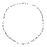 Collier grains de café en argent