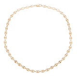 Collier grains de café en plaqué or