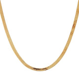 Collier chaîne en plaqué or, vue 4