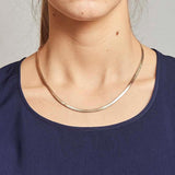 Collier chaîne en plaqué or, vue 2