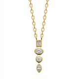 Collier 4 Lumières Plaqué Or