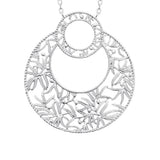 Collier Bohème végétale en argent