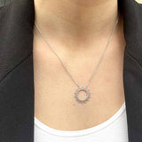 Collier Sun en argent, vue 2