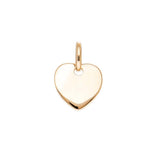 Pendentif cœur en plaqué or