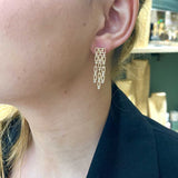 Boucles Maya en plaqué or, vue 2