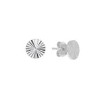 Puces d'oreilles soleil en argent